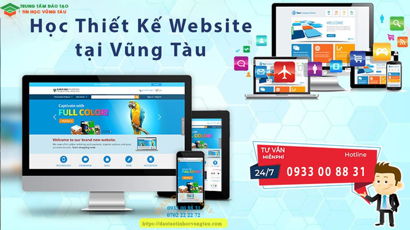 học thiết kế website ở vũng tàu