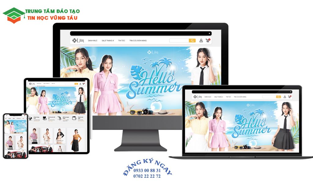 trung tâm dạy kèm thiết kế website ở vũng tàu cho người mới