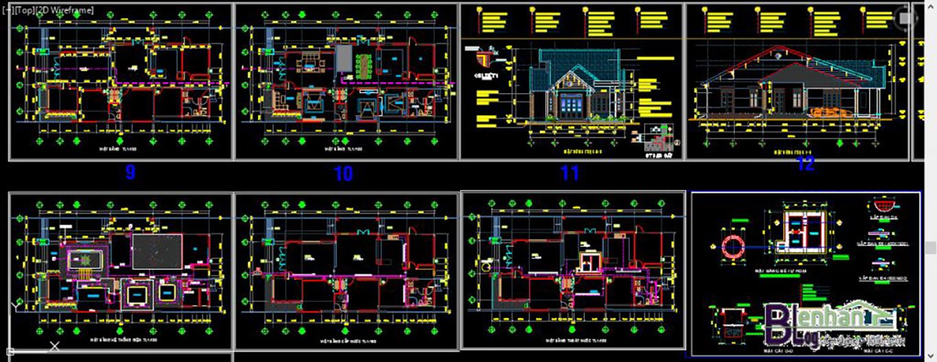 Bài tập thực hành đồ họa kiến trúc tại dạy kèm tin học Vũng Tàu 1