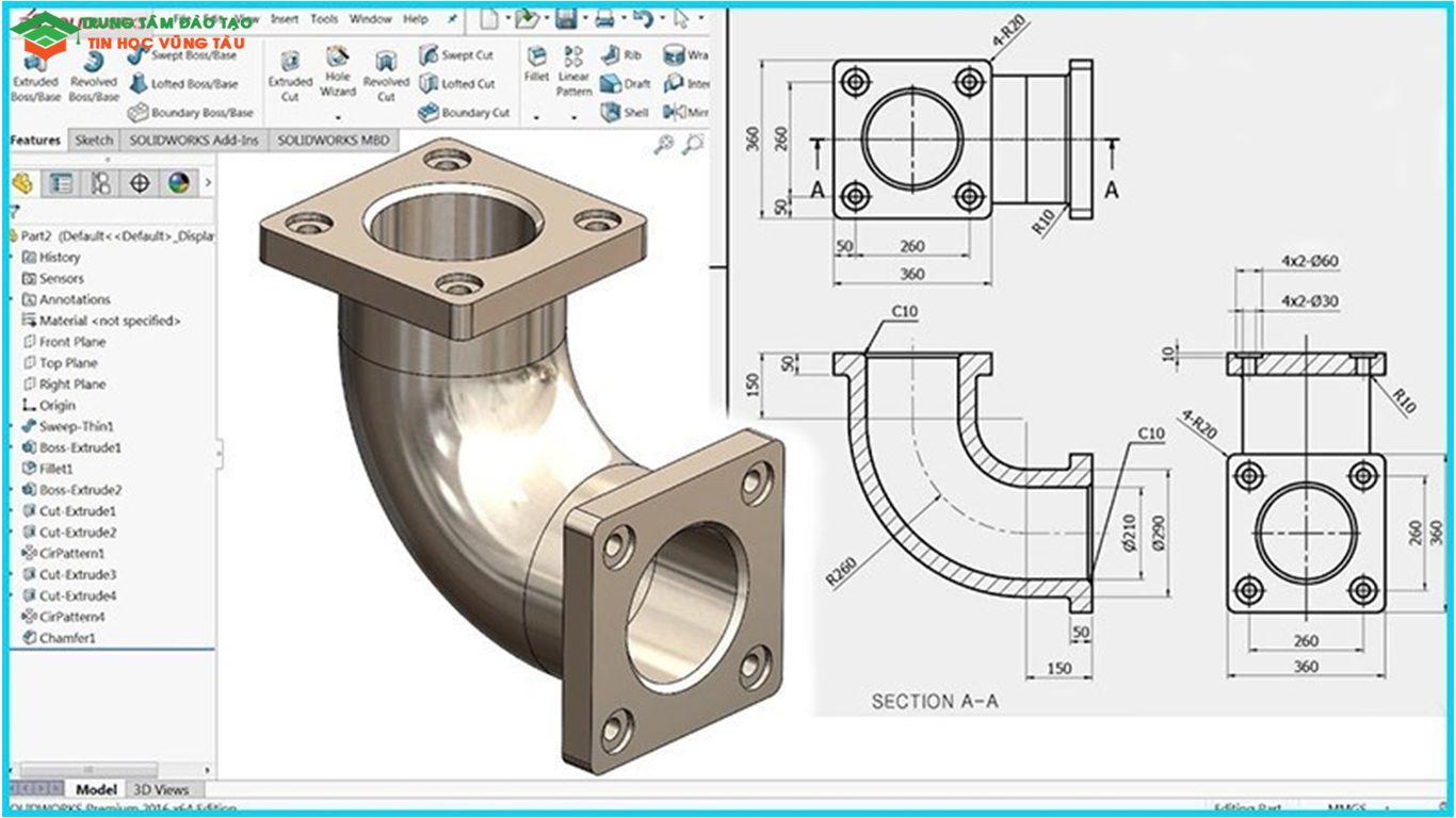 Đào tạo Solidworks dạy kèm tin học