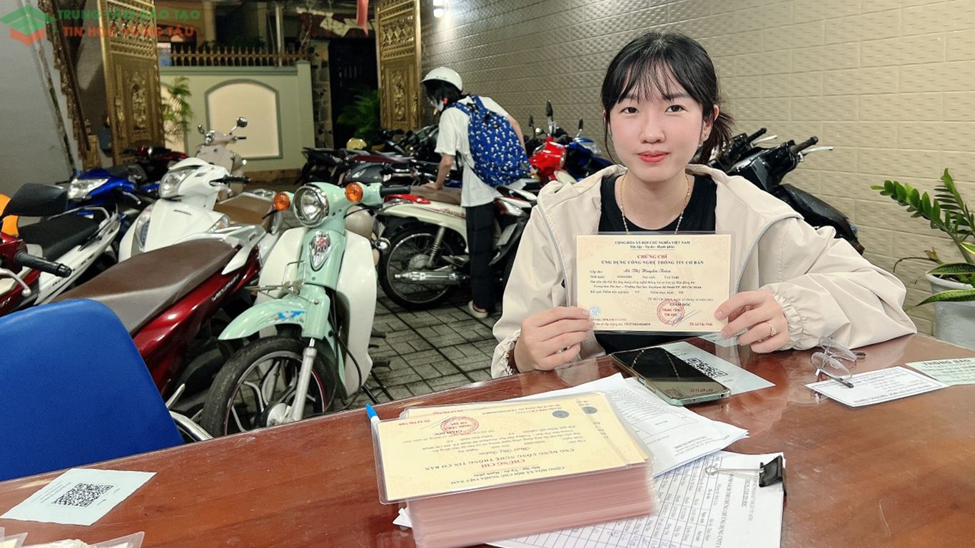 Đào tạo thi chứng chỉ tin học cơ bản tại Vũng Tàu