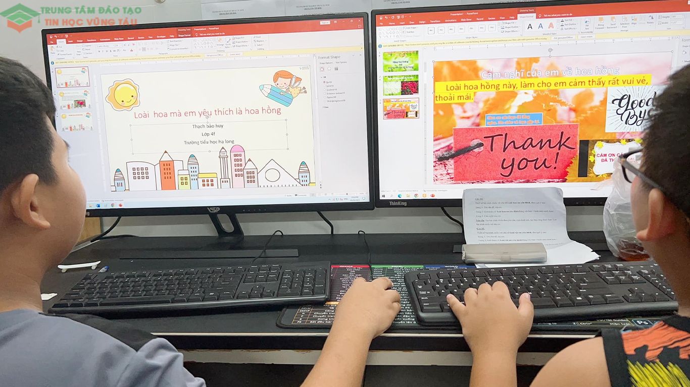 Dạy kèm power point lớp 4 Vũng Tàu