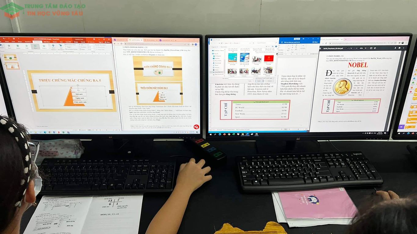 Dạy kèm tin học lớp 4 ở Vũng Tàu