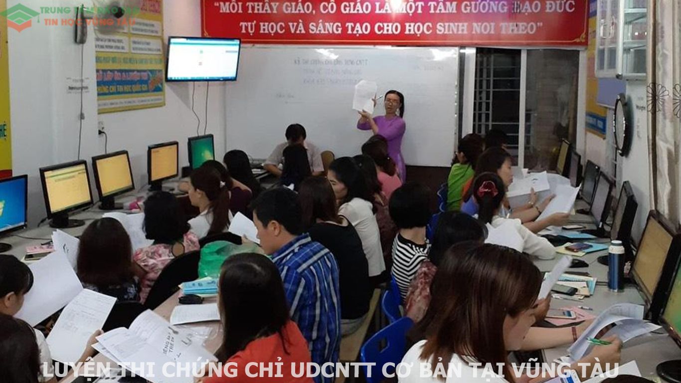 Khóa luyện thi cấp tốc tin học cơ bản ở Vũng Tàu