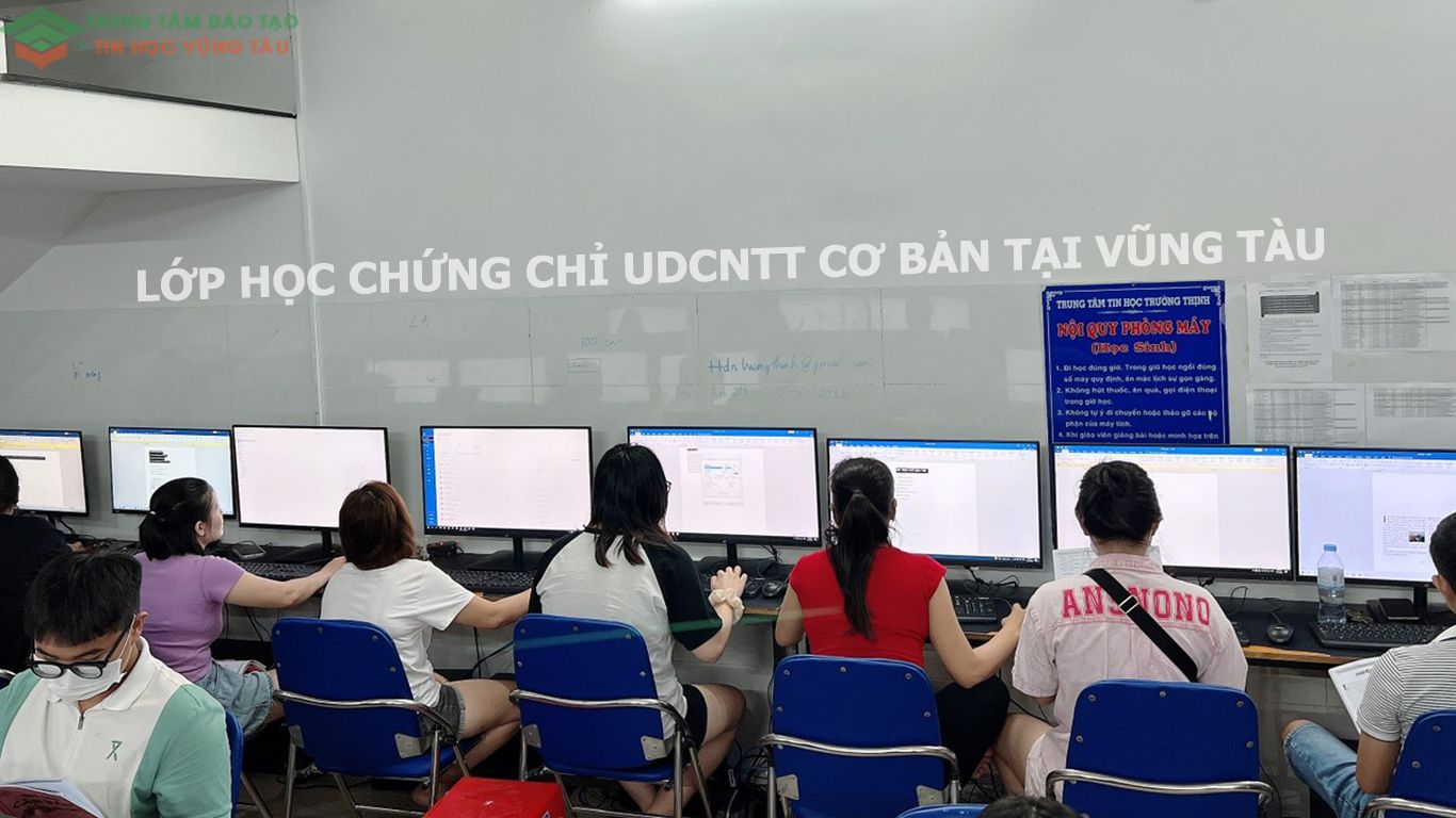 Lớp học chứng chỉ tin học cơ bản tại Vũng Tàu