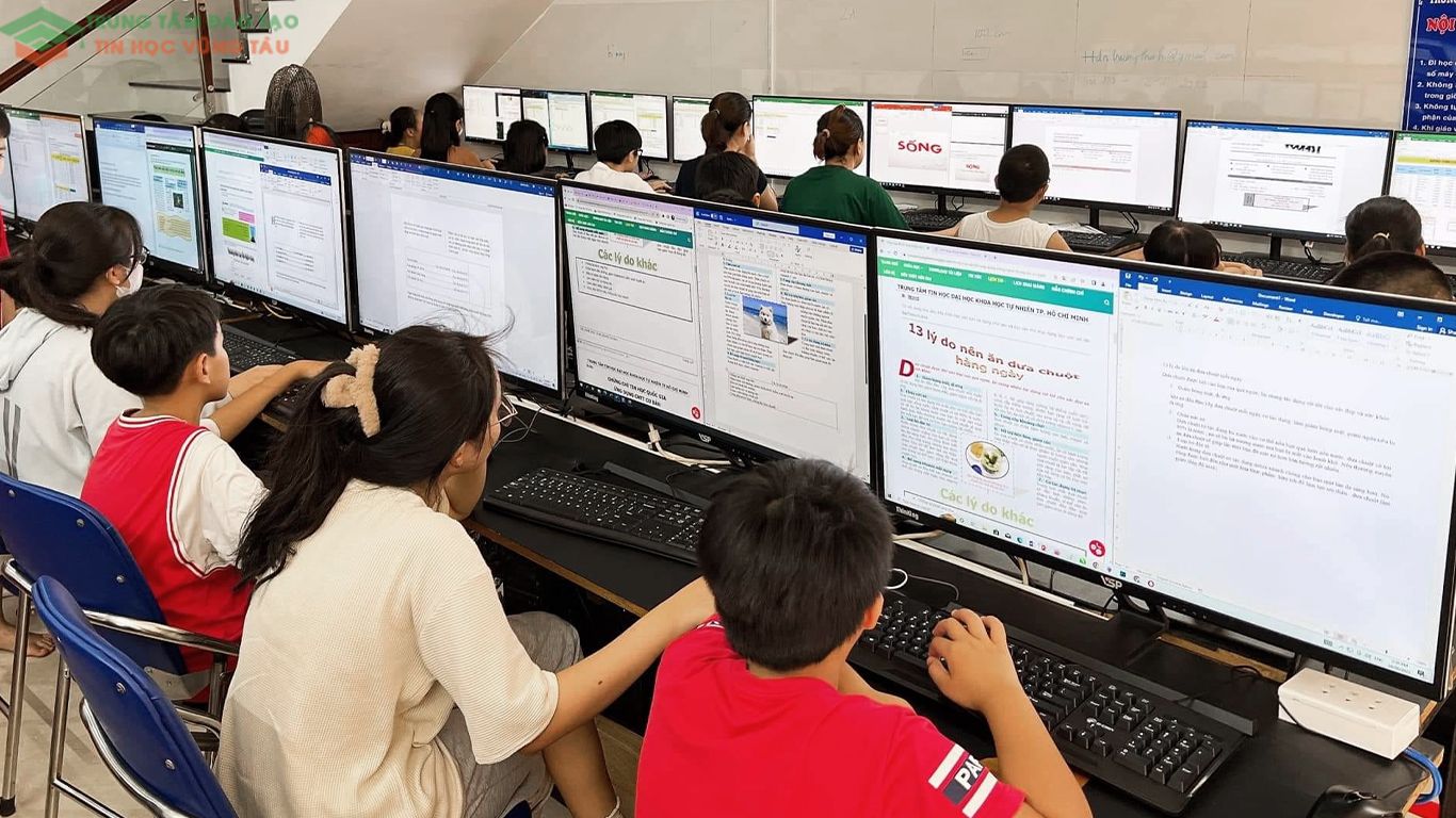 Trung tâm đào tạo tin học cho học sinh lớp 8 ở vũng tàu