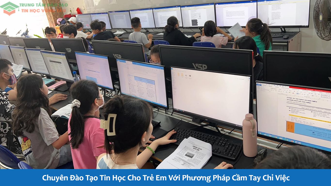 học excel trẻ em vũng tàu