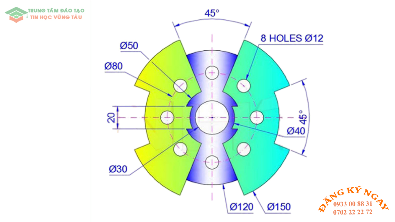 Đề thi Autocad 20