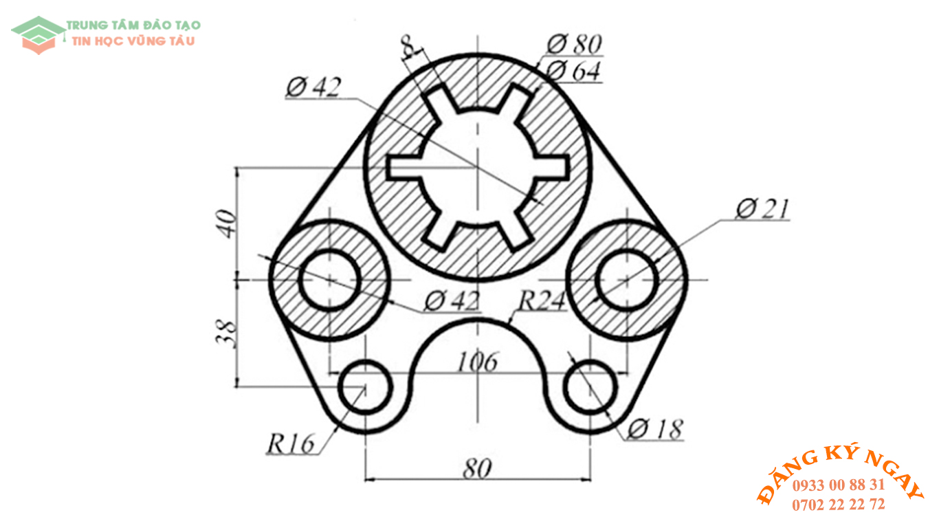 Đề thi Autocad 34