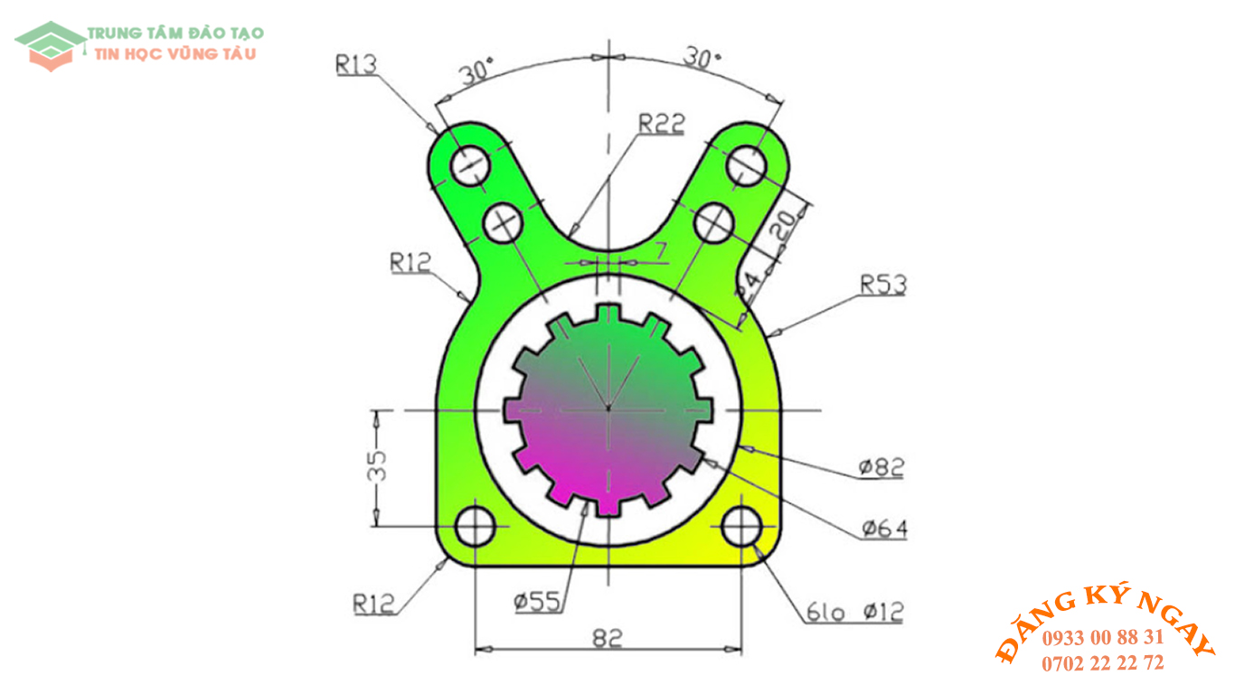 Đề thi Autocad 35