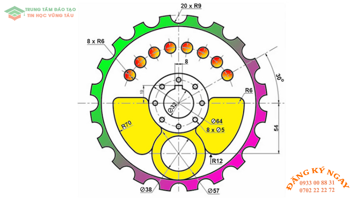 Đề thi Autocad 42