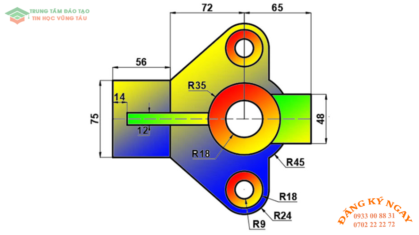 Đề thi Autocad 45