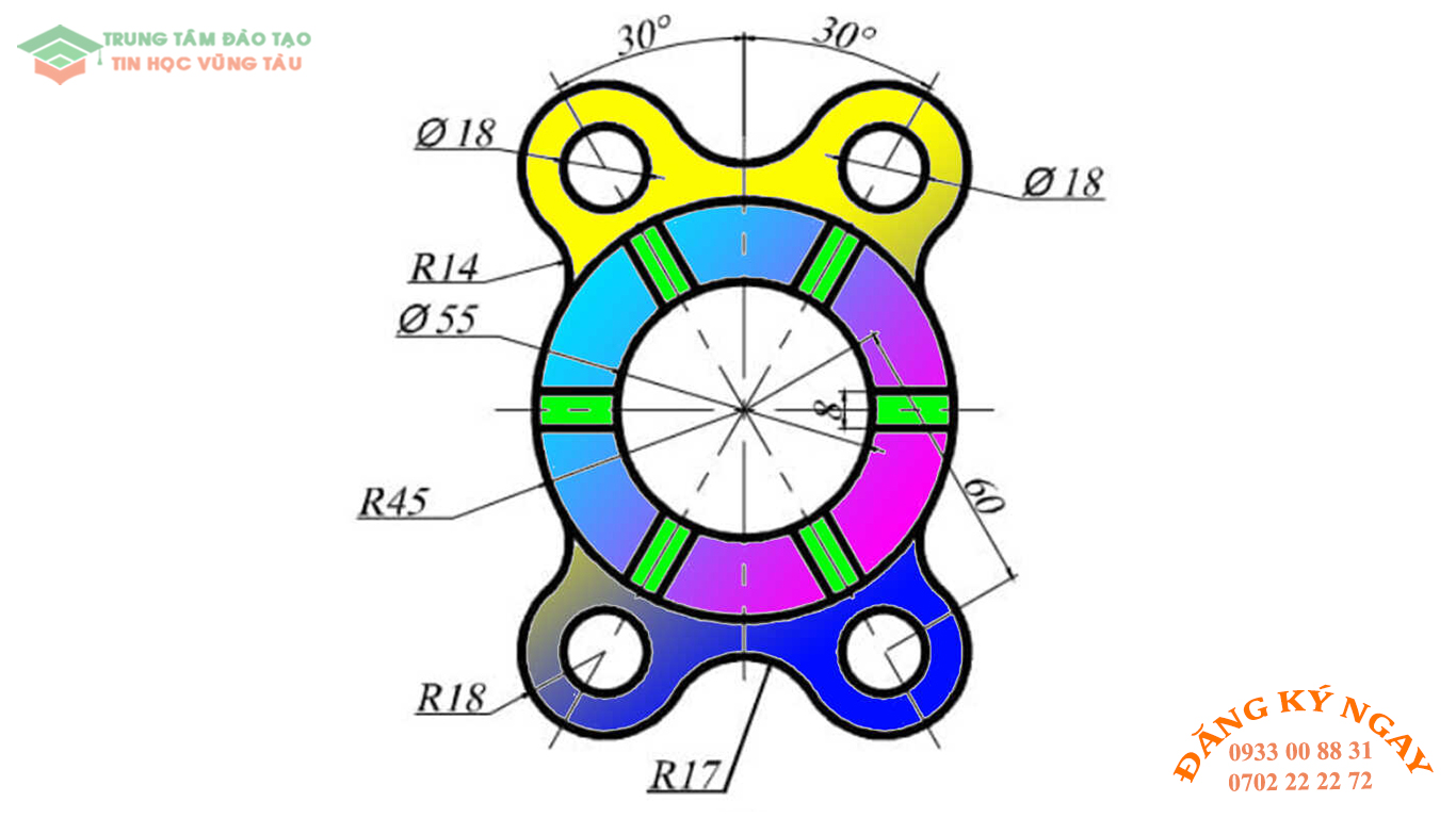 Đề thi Autocad 46