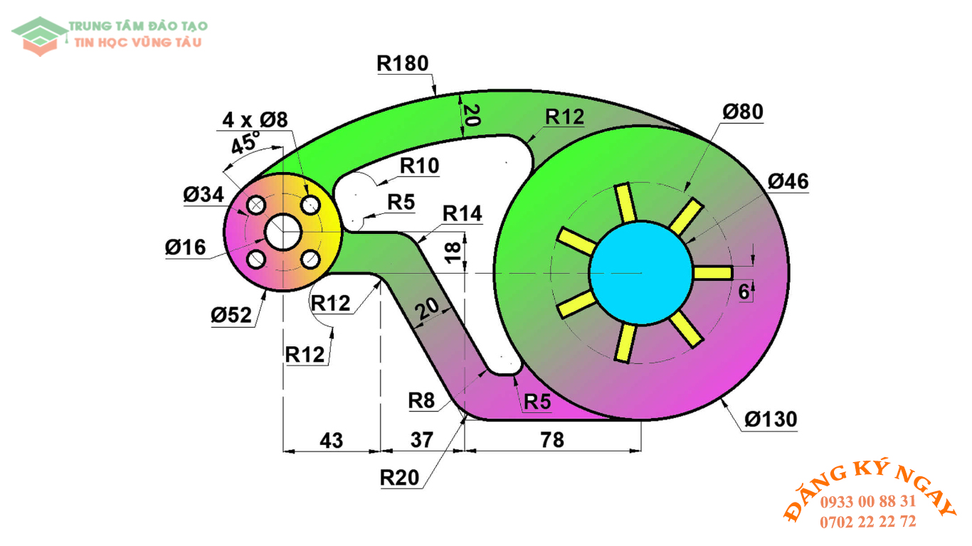 Đề thi Autocad 48