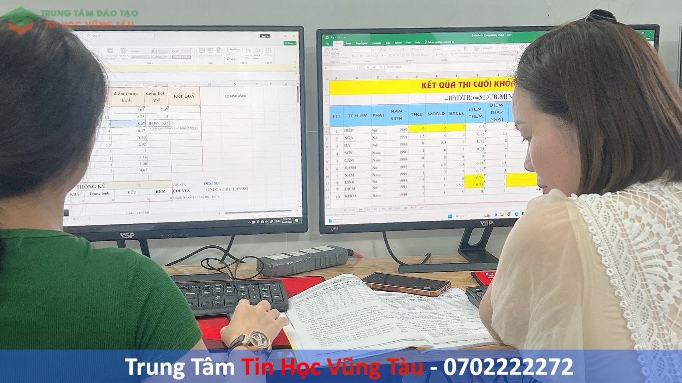 Dạy Kèm Vi Tính Văn Phòng Tại Vũng Tàu