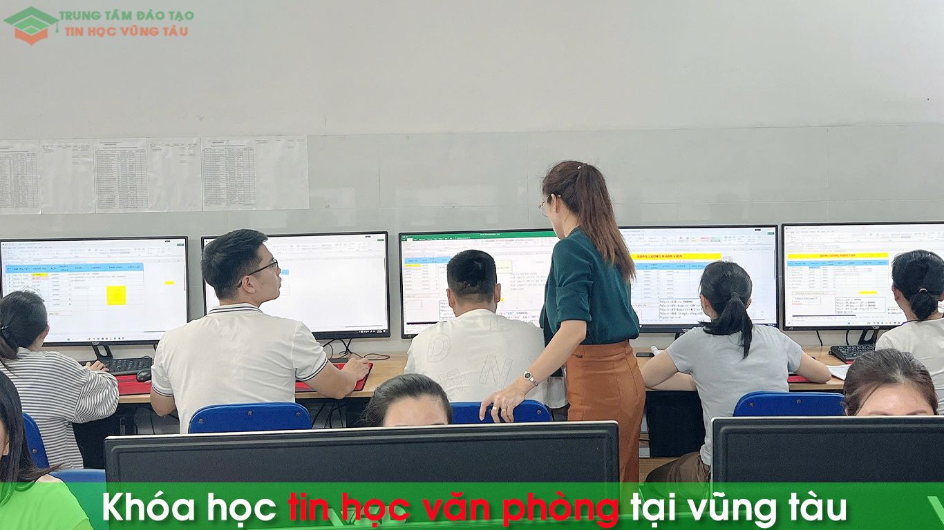 Dạy tin học văn phòng tại vũng tàu