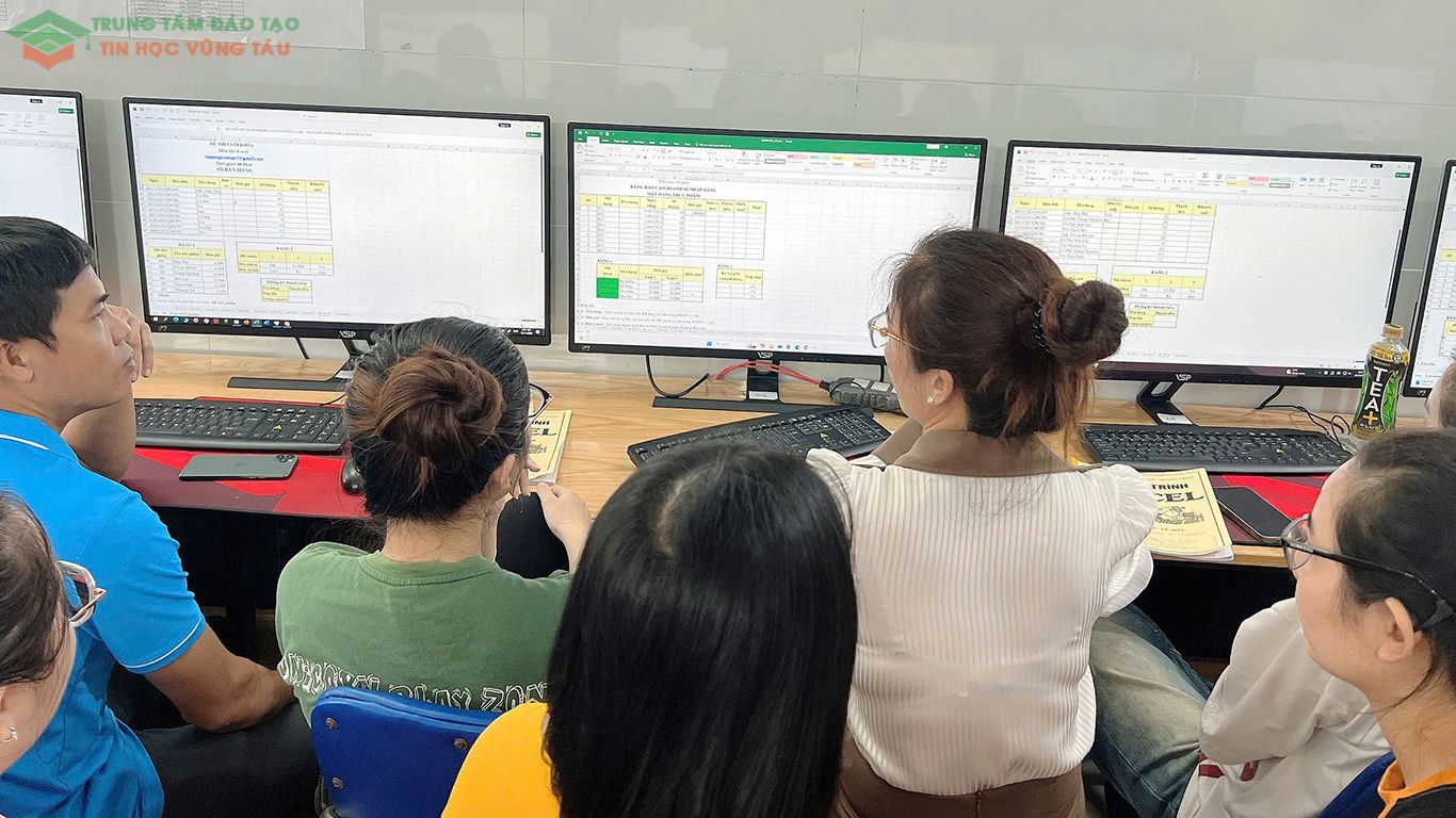 Học excel vũng tàu