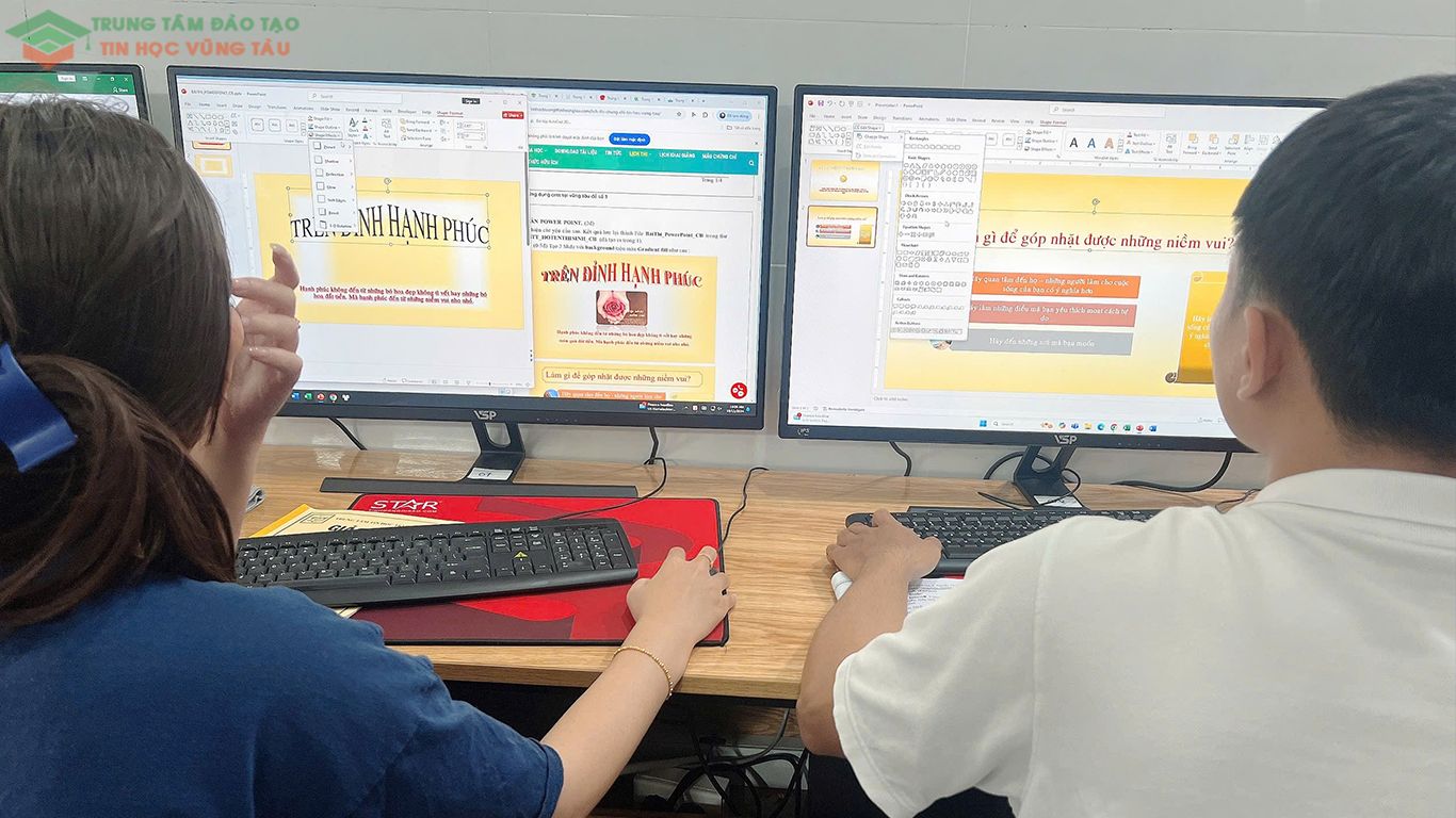 Học kèm powerpoint tại vũng tàu