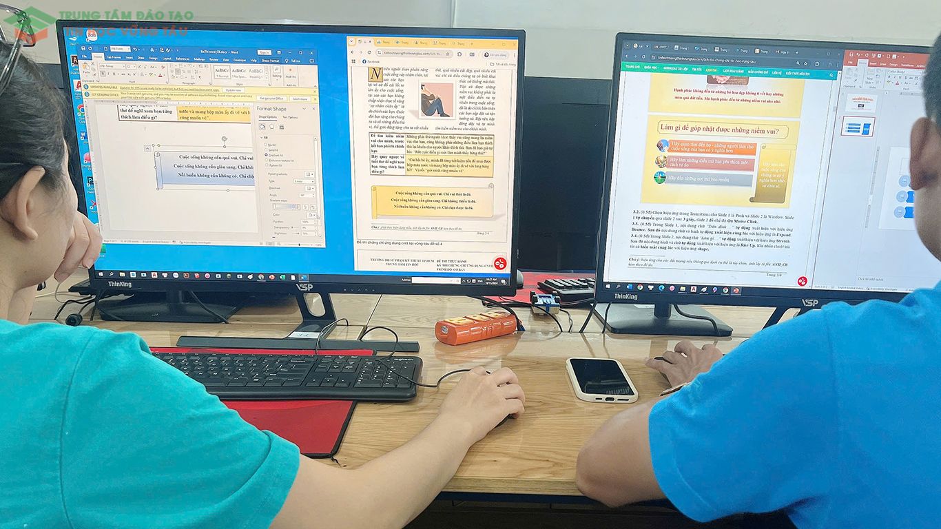 Học kèm tin học cơ bản vũng tàu