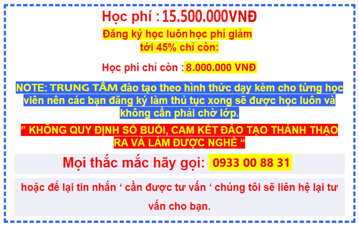 Học phí khóa thiết kế đồ họa dạy kèm tin học vũng tàu