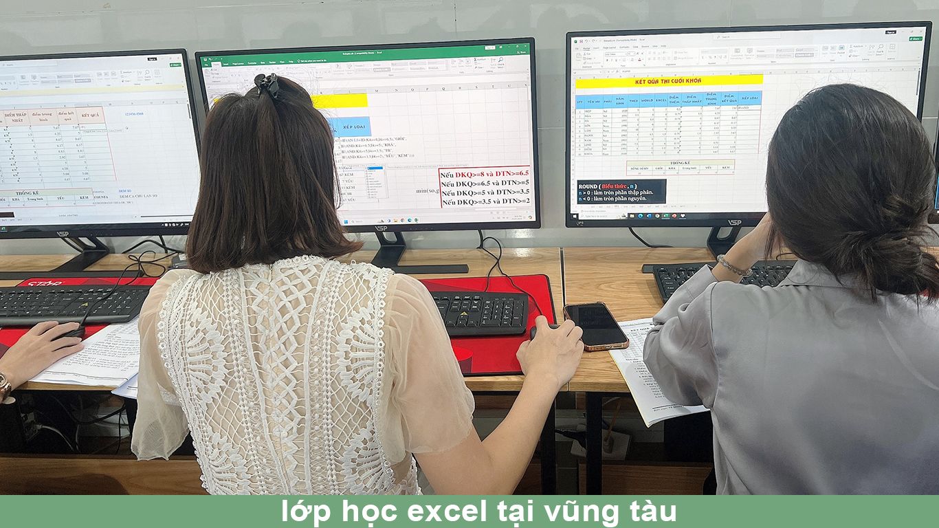 Học tin học văn phòng chất lượng vũng tàu