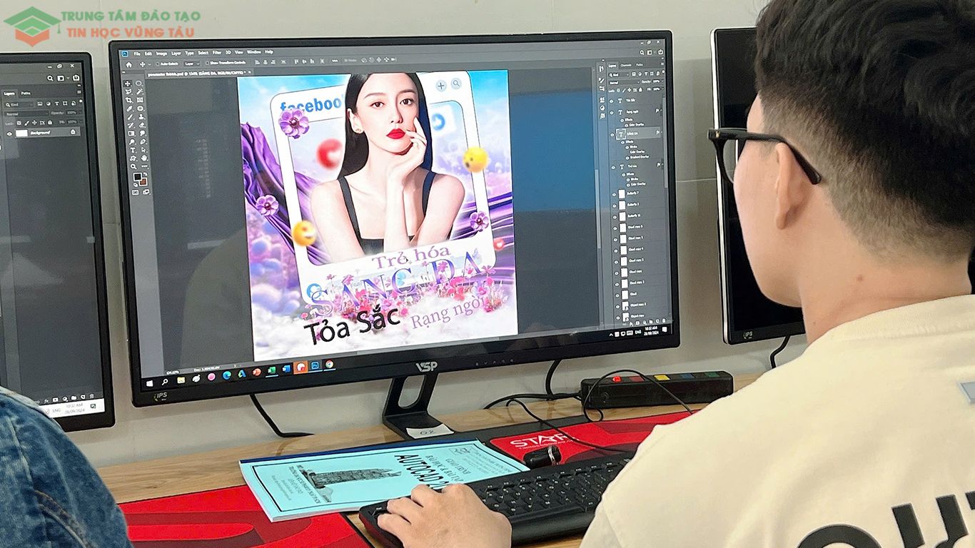 Khóa học photoshop tin học vũng tàu
