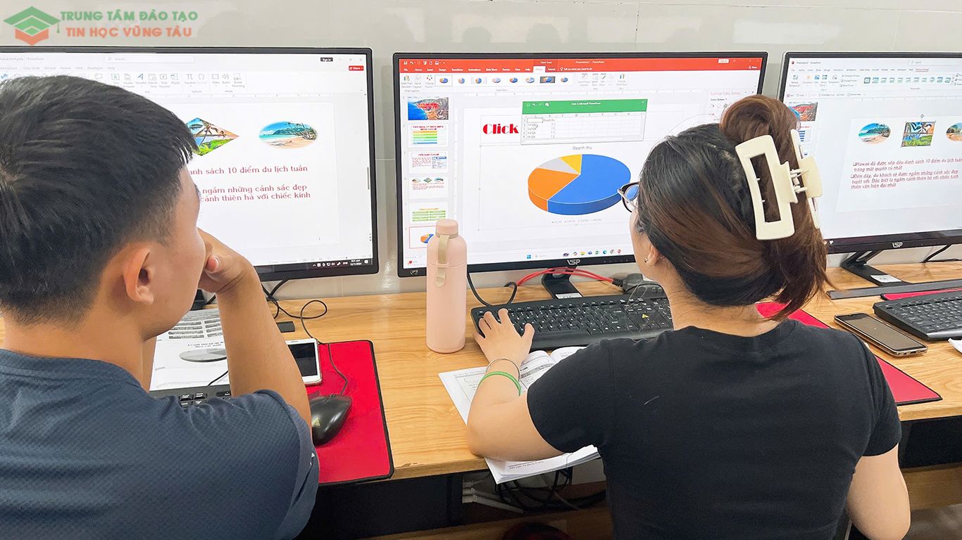 Khóa học powerpoint sáng tạo tại tin học vũng tàu