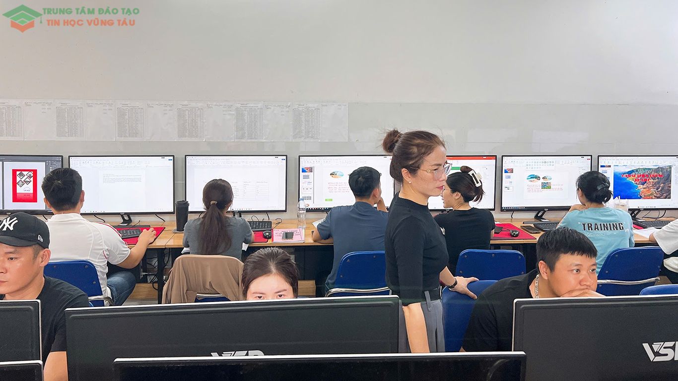 Học sử dụng máy tính tại trung tâm tin học vũng tàu
