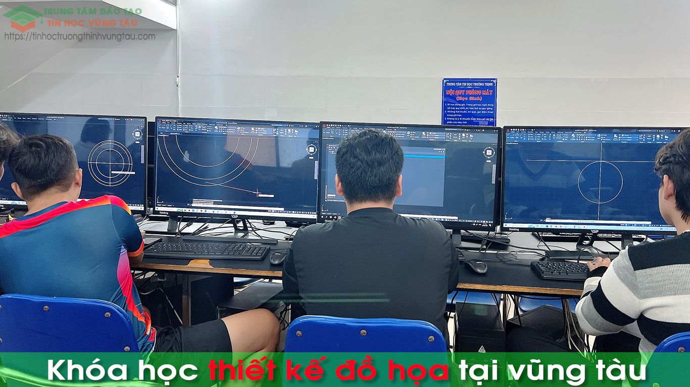 Khóa học thiết kế đồ họa cho người đi làm vũng tàu