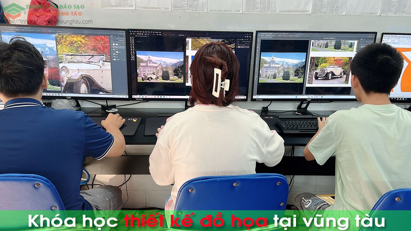 Khóa học thiết kế đồ họa tin học vũng tàu