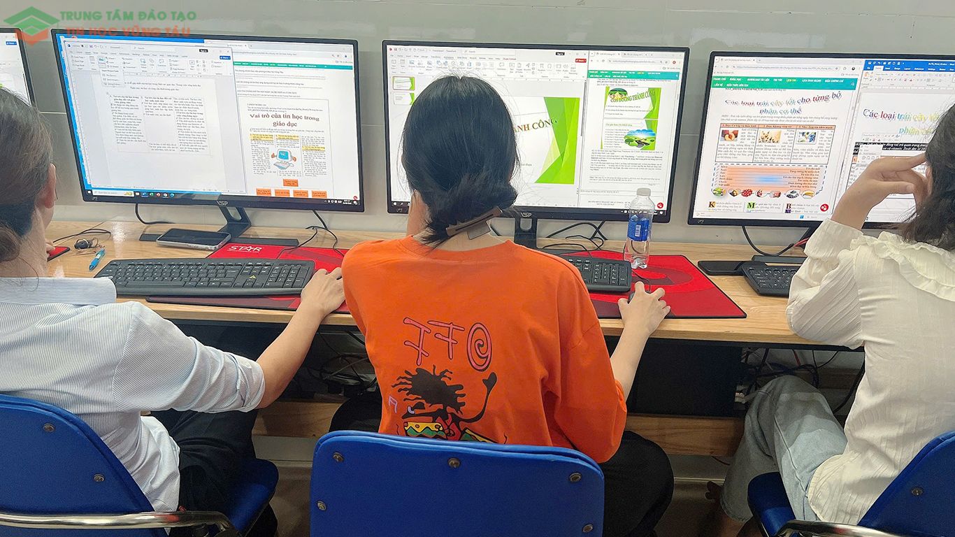 Khóa học tin học văn phòng cho người bận rộn vũng tàu