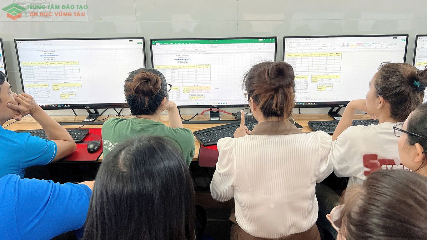 Khóa học tin học văn phòng uy tín vũng tàu