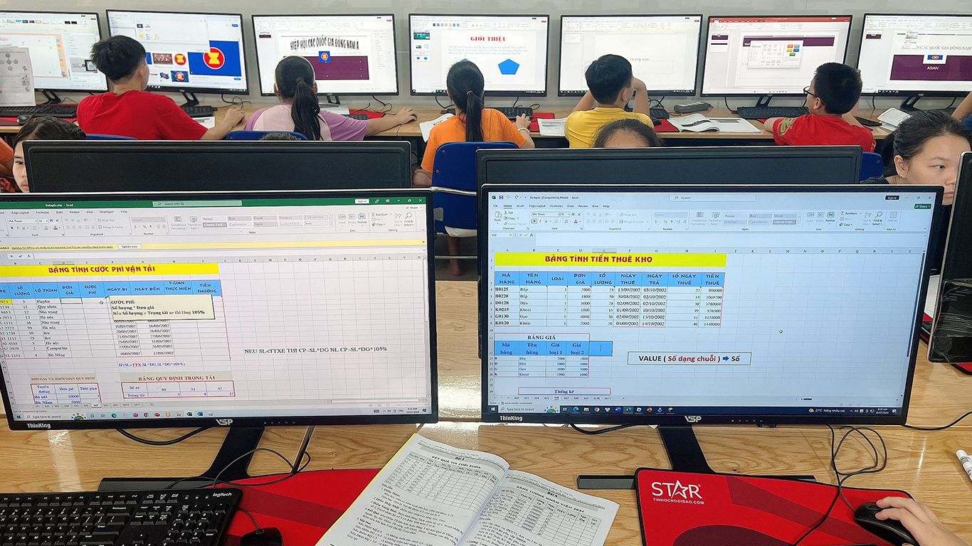 Lớp dạy tin học trẻ em vũng tàu