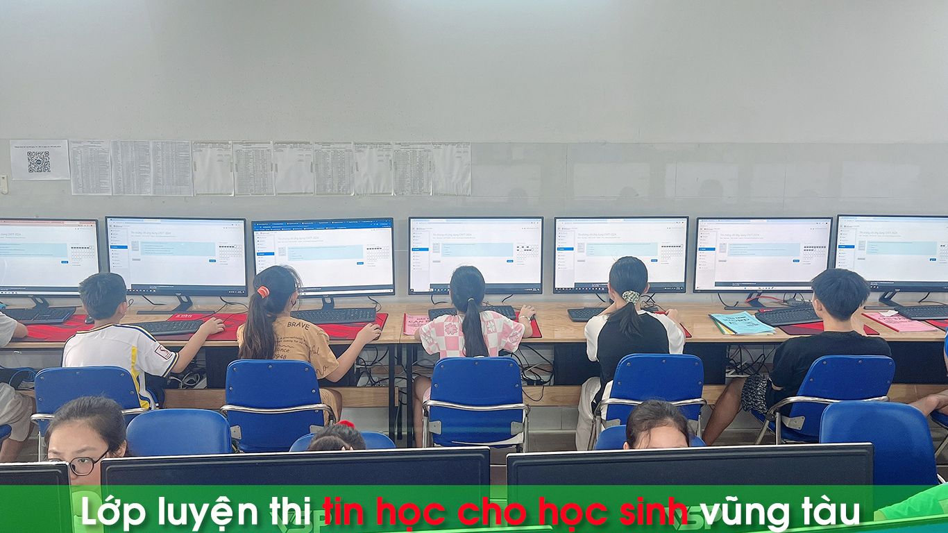 Tin học cho trẻ em tại vũng tàu
