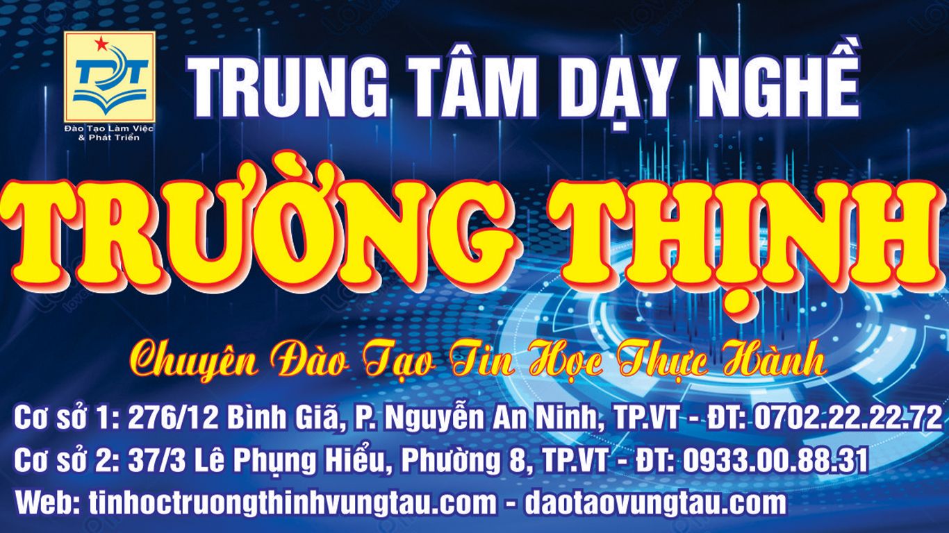 Trung tâm dạy kèm tin học ở vũng tàu