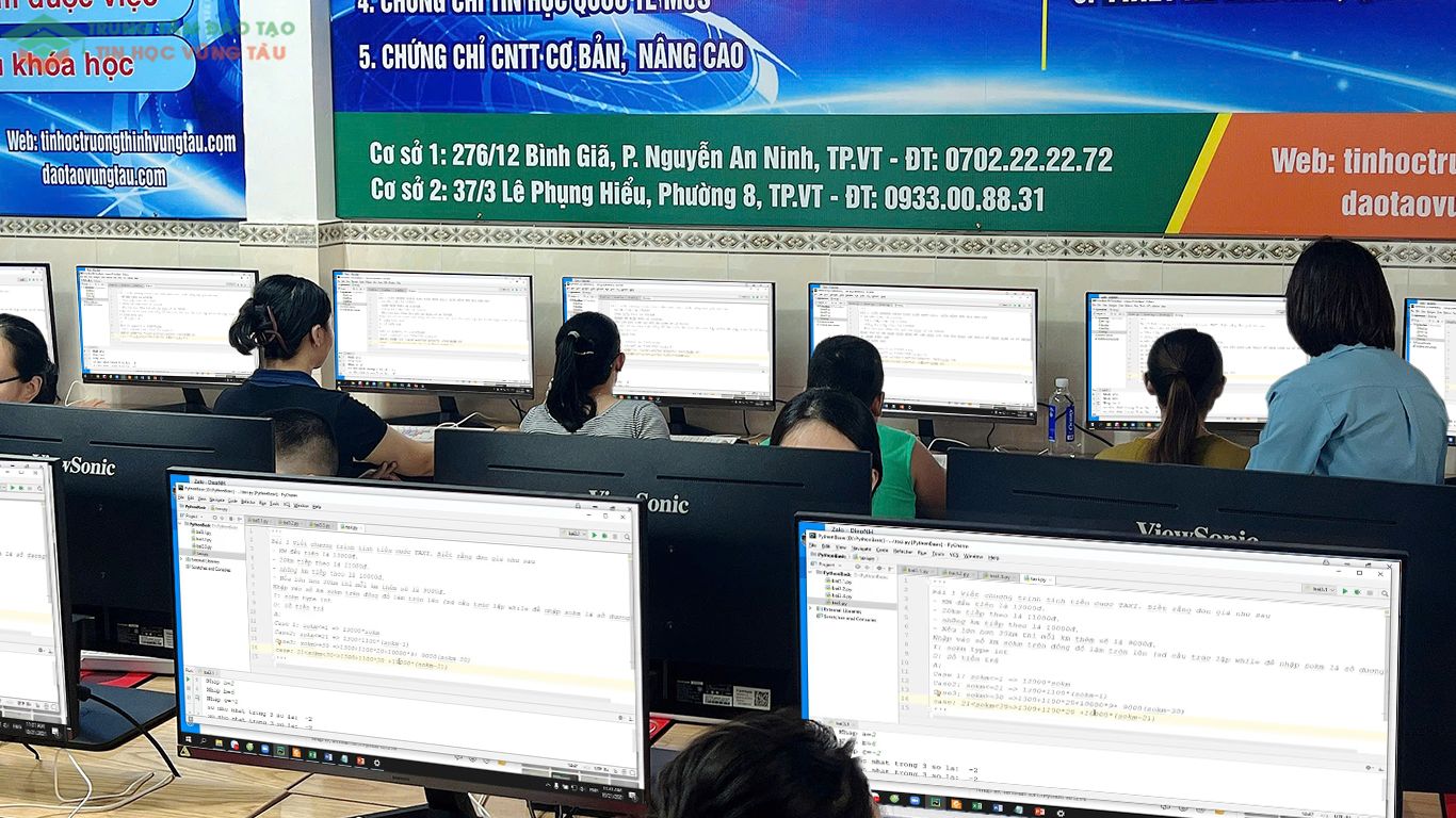 Lớp học lập trình python vũng tàu