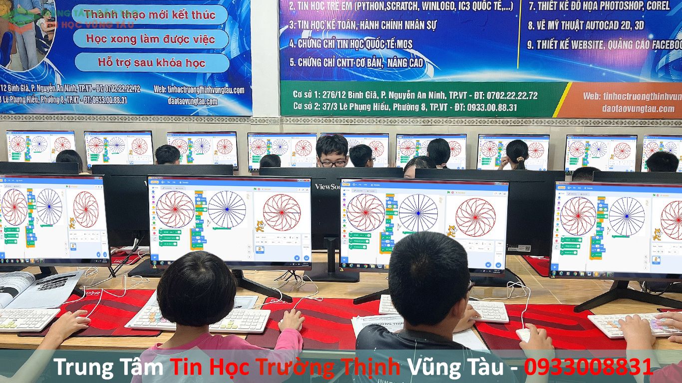 trung tâm dạy tin học trẻ em vũng tàu