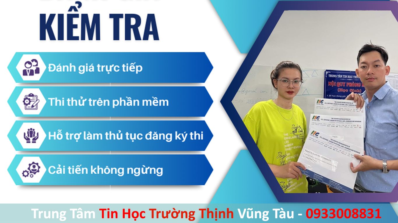 đăng ký thi mos tại vũng tàu
