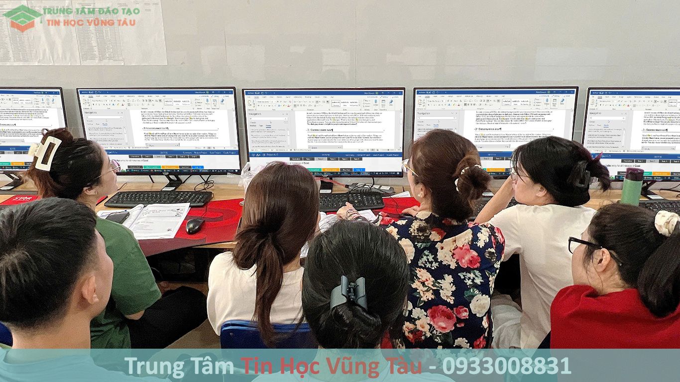 học mos word tại vũng tàu